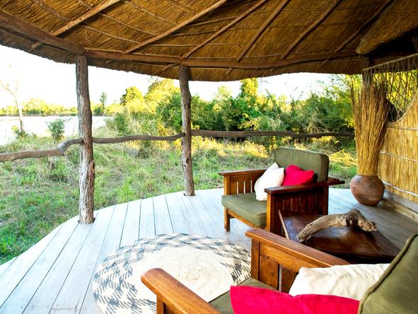 Nsolo Bush Camp - private veranda